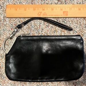PRUNE Leather Black Wristlet - Discount Shipping